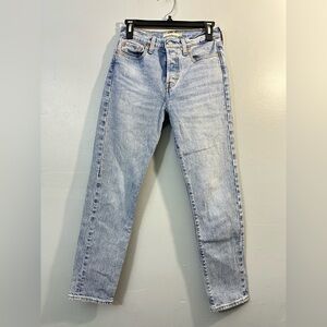 Levi's Premium Wedgie jeans button fly high waist size 26